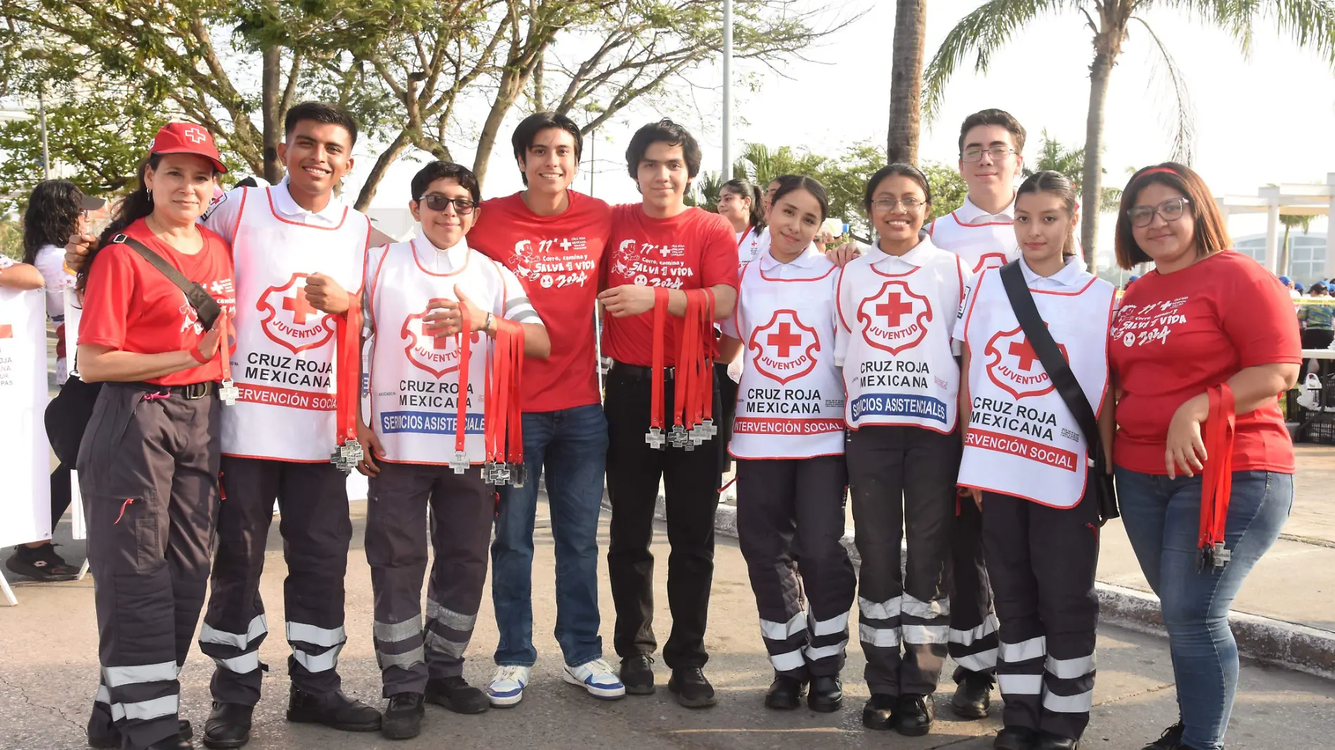 La XI Carrera Atlética “Corre, Camina y Salva una Vida” fue a beneficio de la Cruz Roja Zona Sur